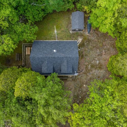Bearfoot Lodge rests fully secluded on a private lot in the Cameron Lake - National Park Community.