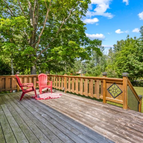 Plenty of outdoor space to soak up the sunshine or unwind with a good book.