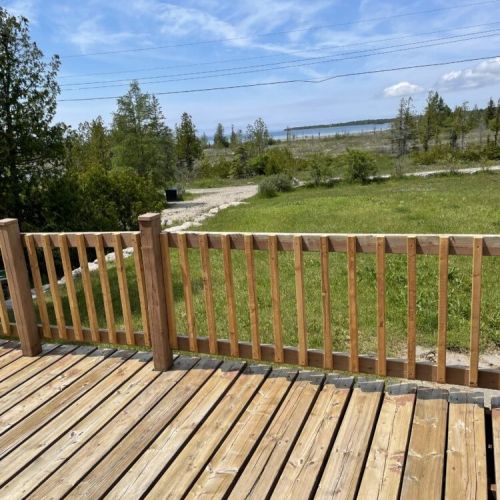 Spacious deck with open views—perfect for morning coffee or evening drinks