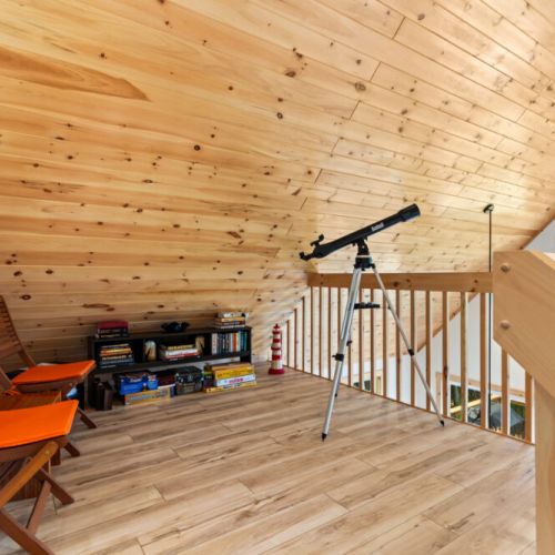 Experience the Bruce Peninsula's incredible dark skies with the cottage telescope.