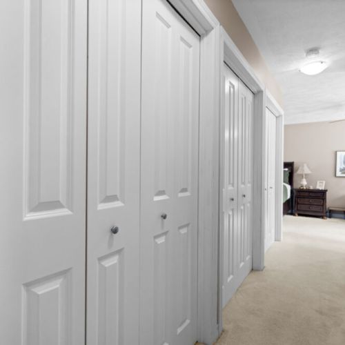 Generous closet space provides plenty of room to unpack and settle in during your stay.