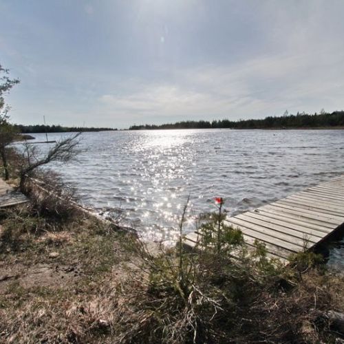 Enjoy some dockside fishing or cast off in a kayak.