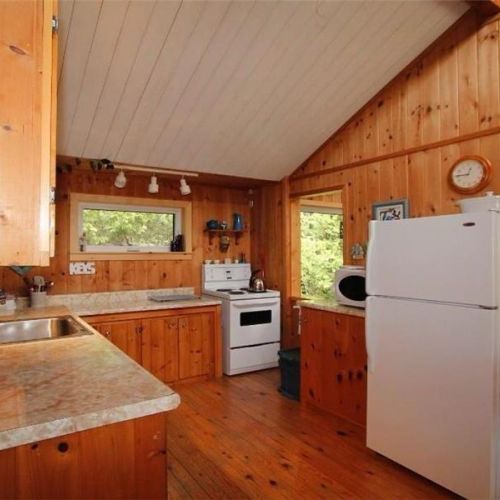 Fully equipped kitchen with everything you need for easy meal prep during your stay.