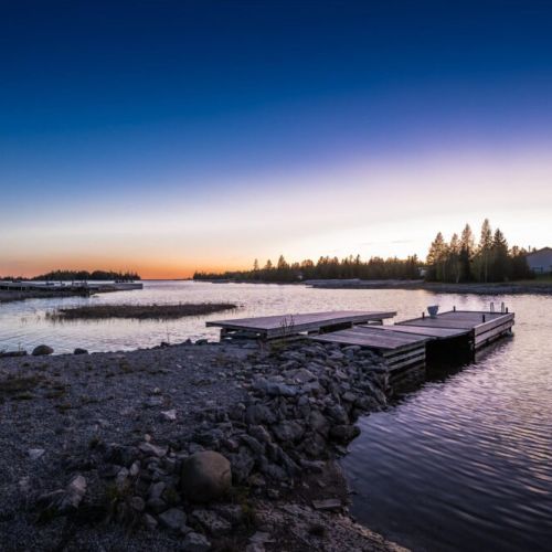 The private dock is the perfect place to launch a kayak, cast a line, or watch the sunset.
