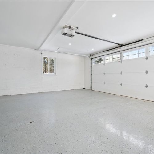 Massive heated garage space offering tons of flexibility for storage, gear, hobbies, or equipment. Clean, spacious, and ideal for longer stays.