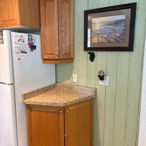 Extra counter space for meal prep, groceries, or setting out family-style meals.