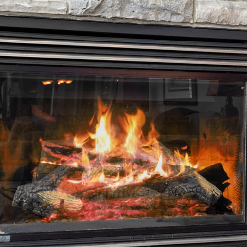 Cozy up by the beautiful stone fireplace after a day of exploring the Bruce Peninsula.