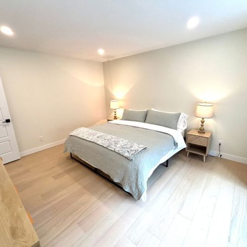 Every bedroom is a retreat – spacious, serene, and thoughtfully furnished with soft lighting and comfortable beds to ensure a restful stay.