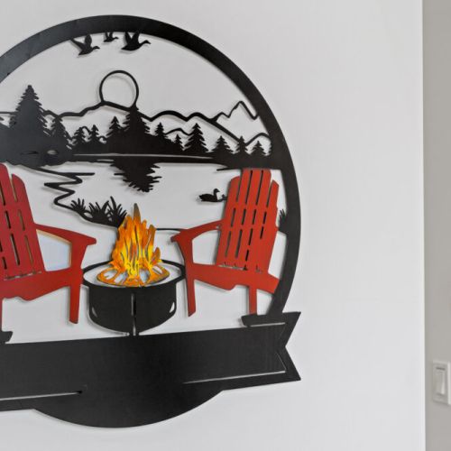 Charming cottage-inspired décor adds a warm and welcoming touch throughout the home.