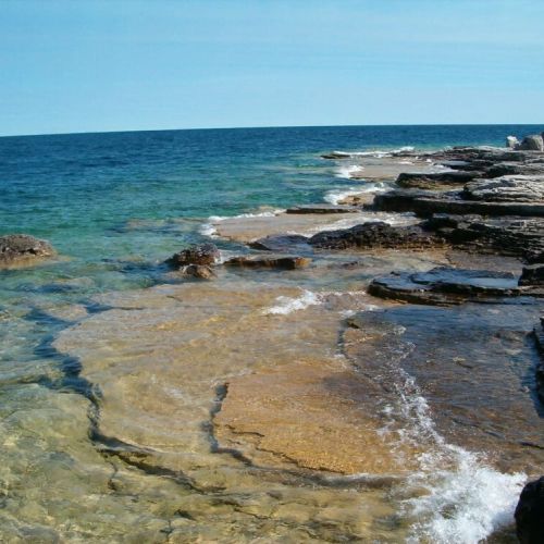 Dip your toes into the Georgian Bay.