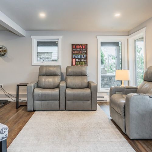 Comfortable recliners—ideal for kicking back and enjoying a quiet moment.