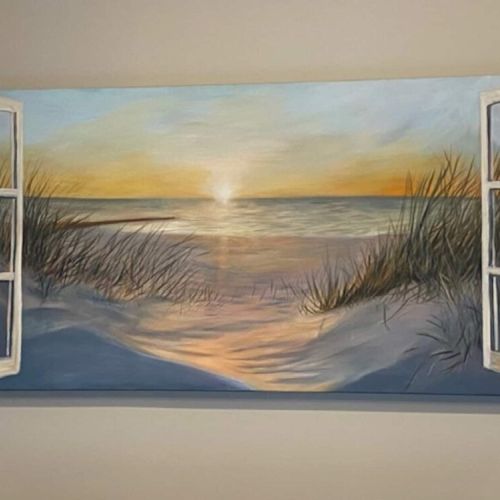 Explore local beaches offering dock launching, boat tours, and family-friendly amenities, all within easy reach, including the renowned Sauble Beach just 12 minutes away for endless fun and relaxation. 
Painter Credit: @Dayantorresart