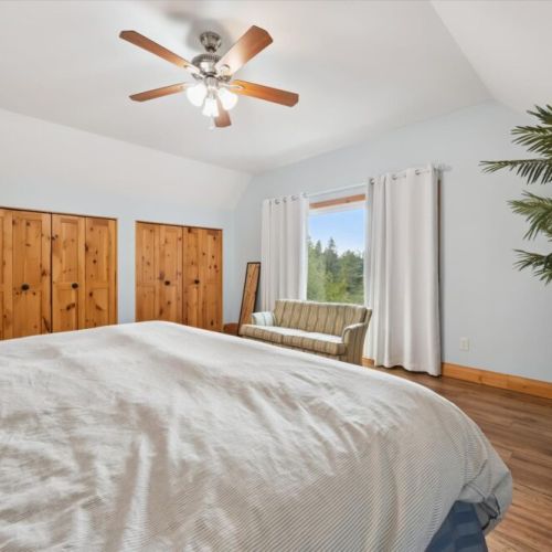 Bedroom 1: With plenty of open space and storage, the loft area is perfect for spreading out and settling in.
