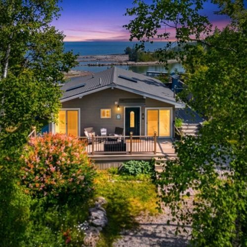 Welcome to Sunset Cove, a cozy littler rambler along the shoreline of Lake Huron.