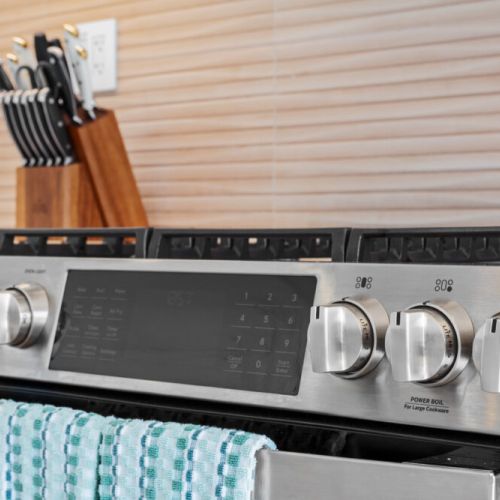 Modern appliances make laundry simple and convenient during your stay.