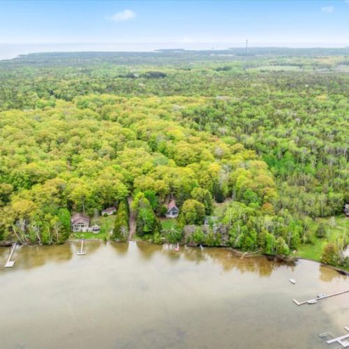 Lakeview Loft is quietly situated on a prime stretch of shoreline, with a private dock and easy access to paddling, swimming, or just sitting still.