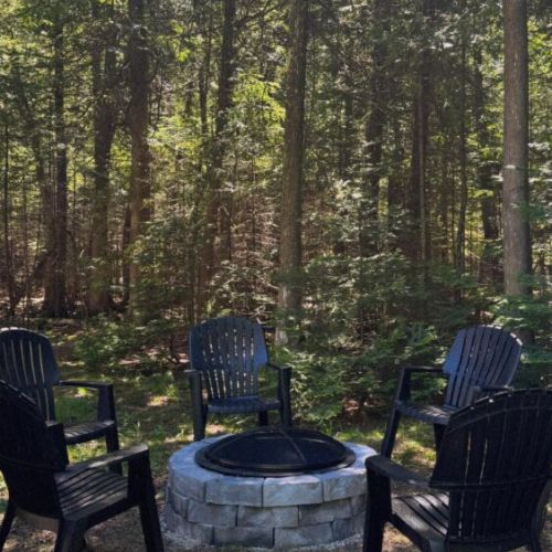 Bonfire area - perfect spot for evening s’mores making or stargazing