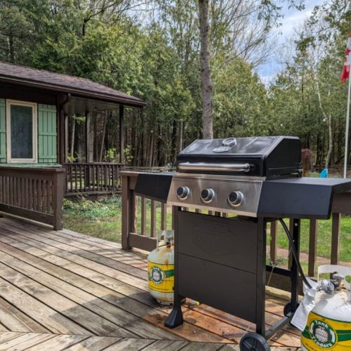 Enjoy a BBQ with friends or family on the large deck.