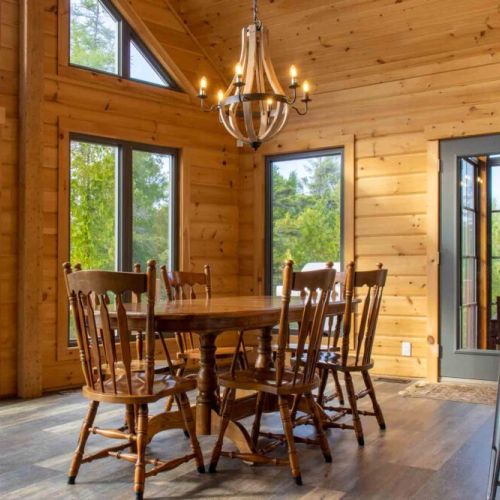 A beautiful dining space filled with natural light—perfect for family meals.