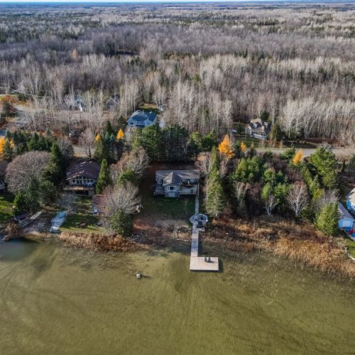Take a bird's-eye view of the expansive backyard, revealing a harmonious symphony of space, serenity, and recreational delights.