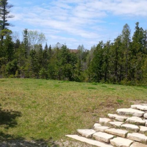 Enjoy your vacation surrounded by nature in this open grassy yard — perfect for family games, picnics, or soaking up the sun.