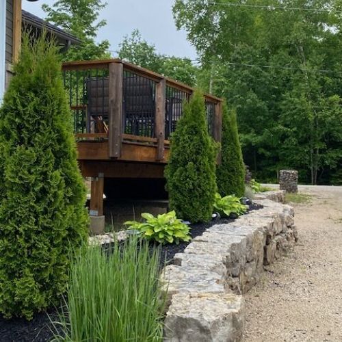 Cozy charm meets nature’s calm, with a private deck perfect for unwinding after a day outdoors.