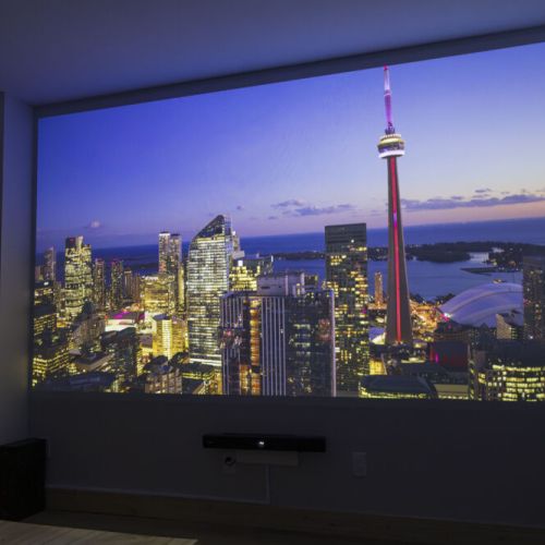 Projector Room: Entertainment at its Finest: Experience entertainment at its finest with a 140-inch projector screen in this Tobermory cottage. Gather your friends and family for movie nights or game nights that will create lasting memories.