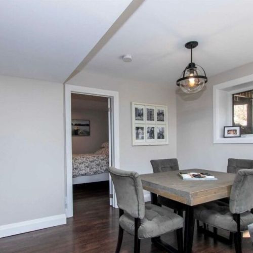 Bright dining area with easy access to the kitchen and living space.