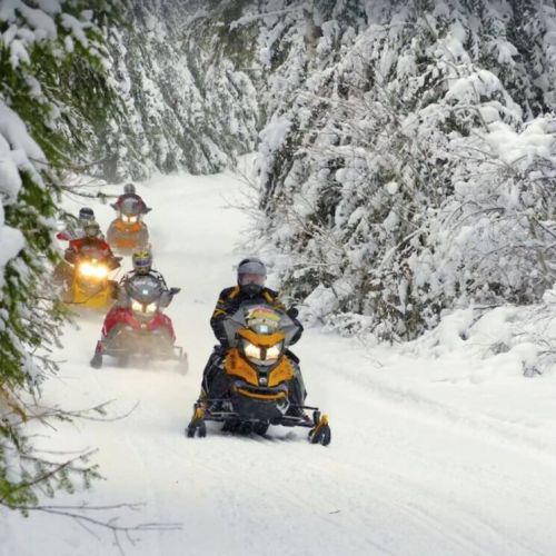 Hit the snowy trails right from the property with thrilling snowmobiling experiences — ideal for winter travel fun.