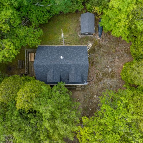 Bearfoot Lodge rests fully secluded on a private lot in the Cameron Lake - National Park Community.