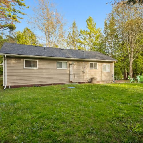 Experience the tranquility of cottage country on this private, wooded lot.