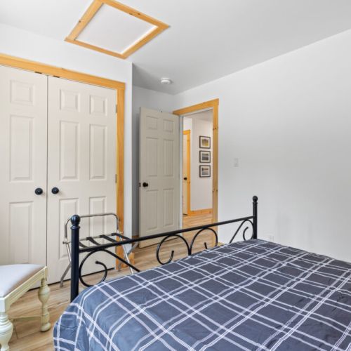 Plenty of closet space makes it easy to settle in during your stay.